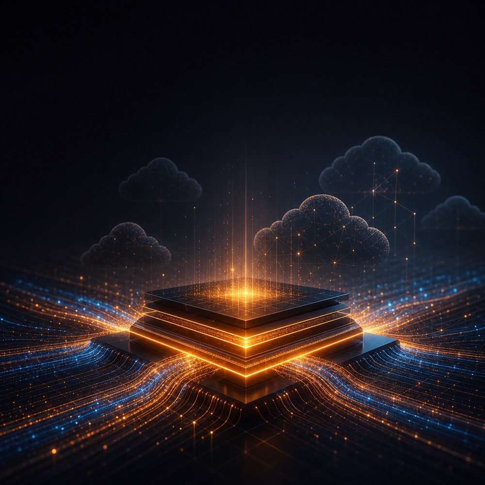 Layered cloud data platform with real-time data streams